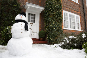 home that uses oil heat in winter