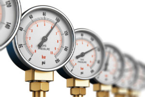 image of a propane tank gauge and propane tank levels