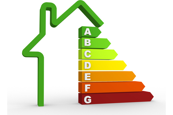 efficiency rating depicting energy efficient heating system