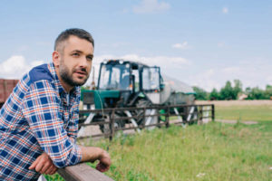 image of a farmer who uses farm fuel delivery service