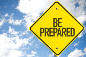 image of be prepared sign depciting standby generator maintenance