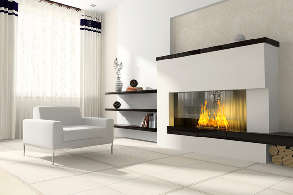 image of a propane fireplace depicting propane fireplace efficiency