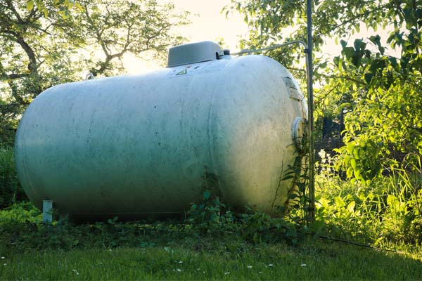image a home propane tank