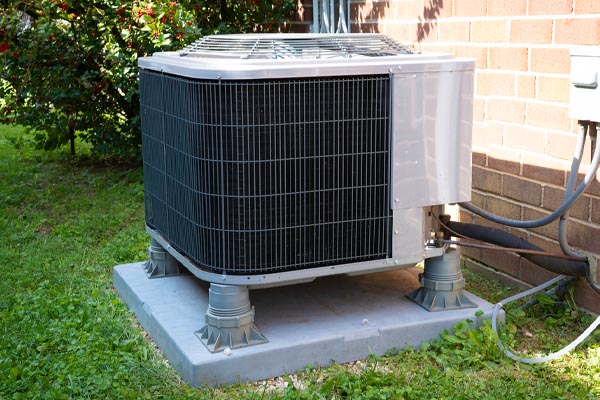 image of a modulating air conditioner install