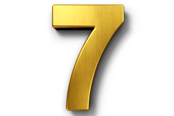 image of the number 7 depicting diy air conditioner maintenance tasks