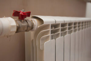 image of a hot water radiator for a heating oil system