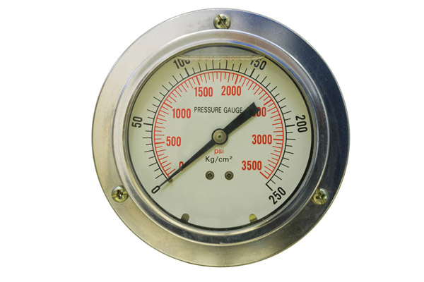 home propane tank gauge that's empty