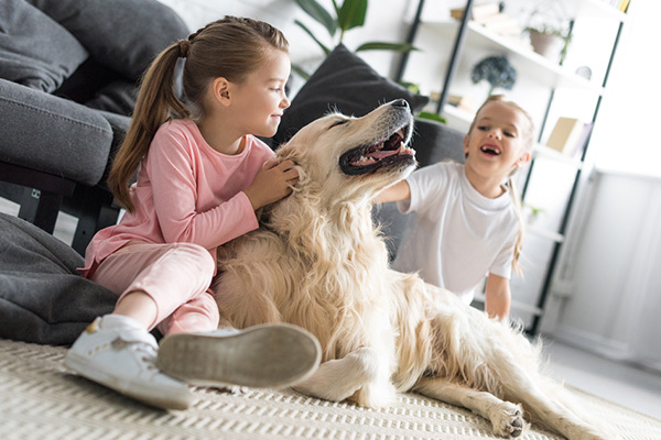 Family In Warm Propane Heated Home Family In Warm Propane Heated Home